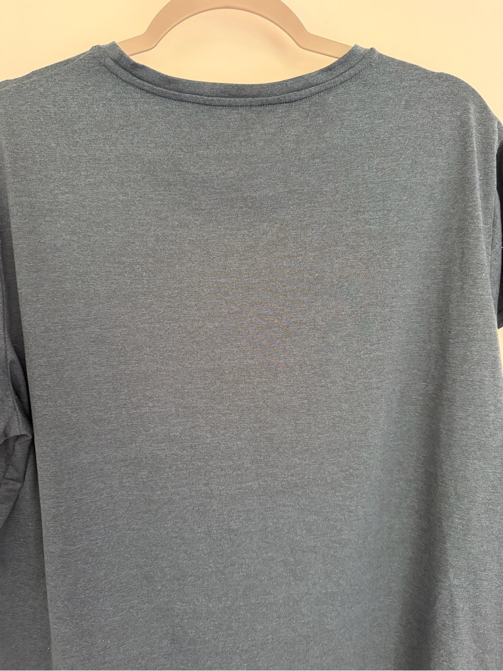 Quince Flowknit Breeze Navy Blue Short Sleeve Performance Tee Shirt - Picture 11 of 16